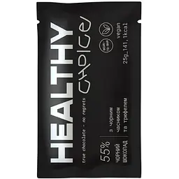 Шоколад чорний Healthy Choice 55% з чорним часником та трюфелем 25 г
