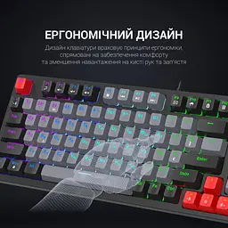 Клавіатура GamePro Red Switches механічна (MK120R) - мініатюра 10