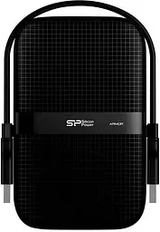 Зовнішній жорсткий диск Silicon Power Armor A60 1 TB Black (SP010TBPHDA60S3A) - мініатюра 3