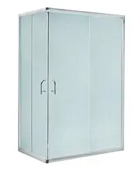 Душова кабіна Lidz Latwa Wawel SC100x80.SAT.LOW.FR, прямокутна, скло Frost 5 мм без піддону