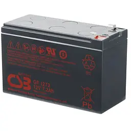 Акумуляторна батарея CSB GP1272F2, 12V 7,2Ah (25W) (151х65х100мм) 1.9кг Q10/420