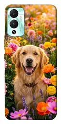 TPU чохол Demsky Flowery labrador для Infinix Hot 12 Play