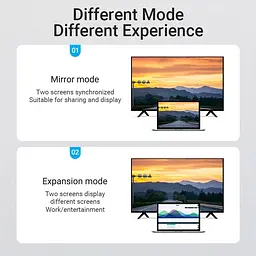Кабель HDMI M - M, 2.0 м, V2.0, 4K 60Гц, кут 270°, PVC, чорний Vention - мініатюра 10