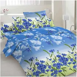 Комплект постільної білизни TIMETOSLEEP 1,5-х сп (2 нав.50х70) 20-0977 Бязь GOLD LUX
