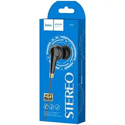 HF Hoco M58 Black + mic + button call answering - мініатюра 2