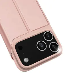 Чохол-книжка Dux Ducis з кишенею для візиток для Apple iPhone 17 Pro Max (6.9) Rose Gold - мініатюра 5