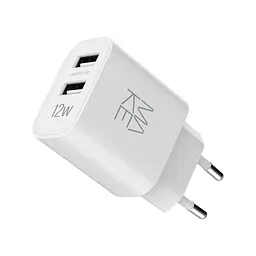 Зарядний пристрій мережевий MAKE 12W 2USB 2.4A White - мініатюра 3
