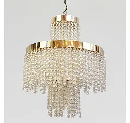 Компактна каскадна LED люстра 376-400GD Artlight у золотому кольорі - мініатюра 5