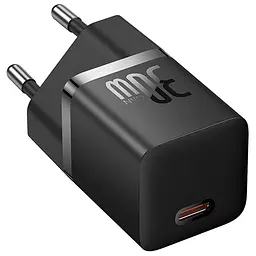 МЗП Baseus GaN5 Fast Charger (mini) 30W (1USB-C) + кабель Type-C to Type-C (P10110902) Cluster Black - мініатюра 5