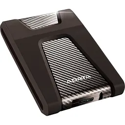 Зовнішній жорсткий диск ADATA DashDrive Durable HD650 1TB Black (AHD650-1TU31-CBK) [120343] - мініатюра 2