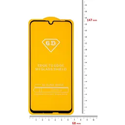 Захисне скло BeCover Full Glue & Cover для Huawei P Smart 2019 Black (703136) - мініатюра 3