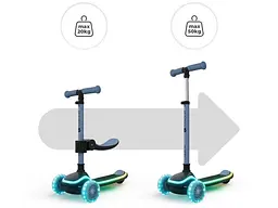 Самокат KinderKraft Raket Up Blue (KRRAUP00BLU0000) - мініатюра 2