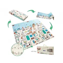 Термо килимок дитячий двосторонній для повзання розмір 150x180x0,8 см - мініатюра 6