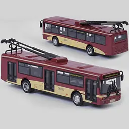 Тролейбус Металевий Дитячий Інерційний Автопром - мініатюра 2