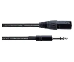 Балансный аудио кабель Jack 6.3 — XLR Male 6м Cordial EM 6 MV - мініатюра 1