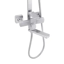 Душова система Kroner KRP Edelstahl Kubus - ESG063 CV022978, Хром матовий - мініатюра 3