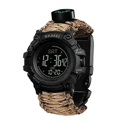 Наручний годинник чоловічий 1356DCPK Desert Camo Tactic Compass Skmei acs0030793