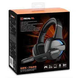 Навушники Real-El GDX-7620 Black (EL124100045) - мініатюра 9