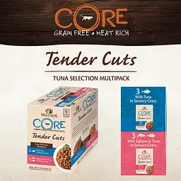 Набір консервів для котів Wellness CORE Tender Cuts Tuna Selection Multipack з тунцем - мініатюра 3