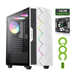 Корпус для ПК Gamemax DIAMOND CP WH - мініатюра 4