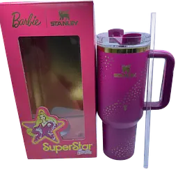 Термокухоль Stanley Quencher H2.0 Tumbler з неіржавкої сталі 1,18 л Barbie Pink Gold KT7001981