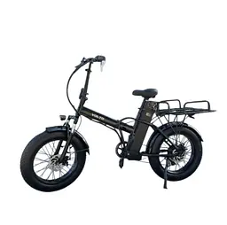 Складаний електровелосипед VOLTO Flex 20" 1000W 26Ah Black - мініатюра 2