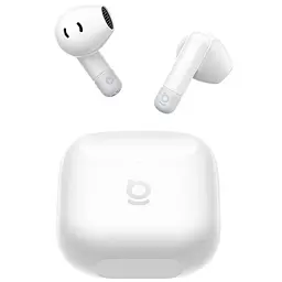 Бездротові TWS навушники Baseus Bass BS2 Lite (A0010A) Moon White - мініатюра 2