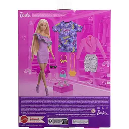 Уцінка. Лялька Barbie Fashion & Beauty Стильні наряди (HYT61) - мініатюра 6