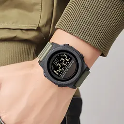 Чоловічий наручний годинник 2358AG Army Green Skmei acs0029970 - мініатюра 4