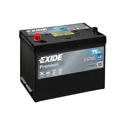 Акумулятор автомобільний EXIDE PREMIUM 75A (EA755)