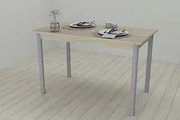 Стіл кухонний Ferrum-decor Беніта 75x120x60 Сірий ДСП Сонома 16мм (FRD-106270) - мініатюра 3
