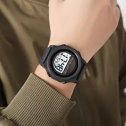 Наручний годинник чоловічий 2358BKWT Black-White Skmei acs0029967 - мініатюра 4