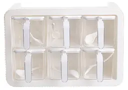 Набір спецівниць Violet House 0438 Spice White, 6 шт (7024354)