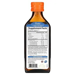 Риб'ячий жир Carlson Fish Oil норвезький апельсин 200 мл - мініатюра 2