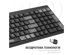 Клавіатура OfficePro SK985 Black (SK985B) - мініатюра 9