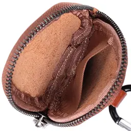 Компактний гаманець для монет із натуральної шкіри Vintage s_15080 коричневий - мініатюра 7