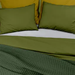 Плед-покривало Cosas Greek Waffle Basil вафельне 200х220 см (Blanket_54Basil_GreekWaffle_200x220) - мініатюра 2