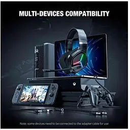 Навушники Onikuma Gaming with Blue LED X9 - мініатюра 7