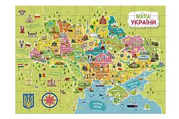Пазли - 100 елм. - 300706 "Карта України" DoDo - мініатюра 5