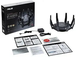 Ігровий роутер Asus RT-AX89X (90IG04J1-BM3010) - мініатюра 4