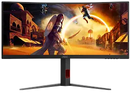 Монiтор 34" AOC CU34G4Z Black - мініатюра 2