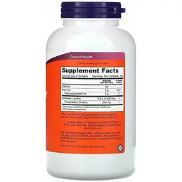 Соняшниковий лецитин Now Foods Sunflower Lecithin 1200 мг 100 гелевих капсул - мініатюра 2