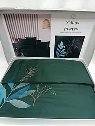 Постільна білизна Naturel Fiora Green Сатин з вишивкою Limasso pbe0051866