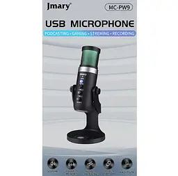 Професійний студійний конденсаторний мікрофон Jmary MCPW9 USB Black - мініатюра 5