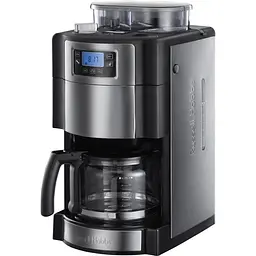 Кофеварка капельная Russell Hobbs ECO1195 с помолом зерна теплая поддержка 1.5 л 1000 Вт черная