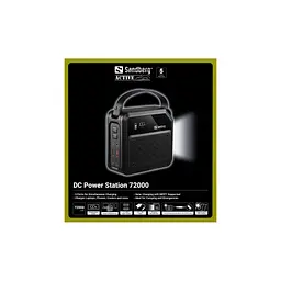 Батарея універсальна Sandberg 72000mAh max 268W, DC9,612,6V/10A, PD/100W(In/Out), LiMnFePO (421-22) - мініатюра 6