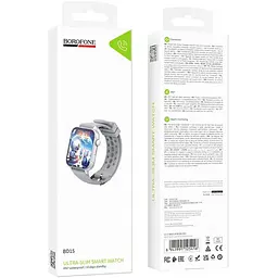 Смарт-годинник Borofone BD15 Silver [168705] - мініатюра 4