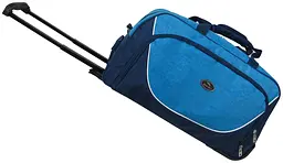 Сумка дорожня на колесах Wallaby 10428-4 57L  Синя з блакитним