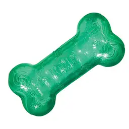 Іграшка Kong Squeezz Crackle Bone хрустка кістка для собак середніх порід М
