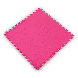 Підлога-пазл плюшевий РОЖЕВИЙ 60x60x1cm (D) SW-00002093